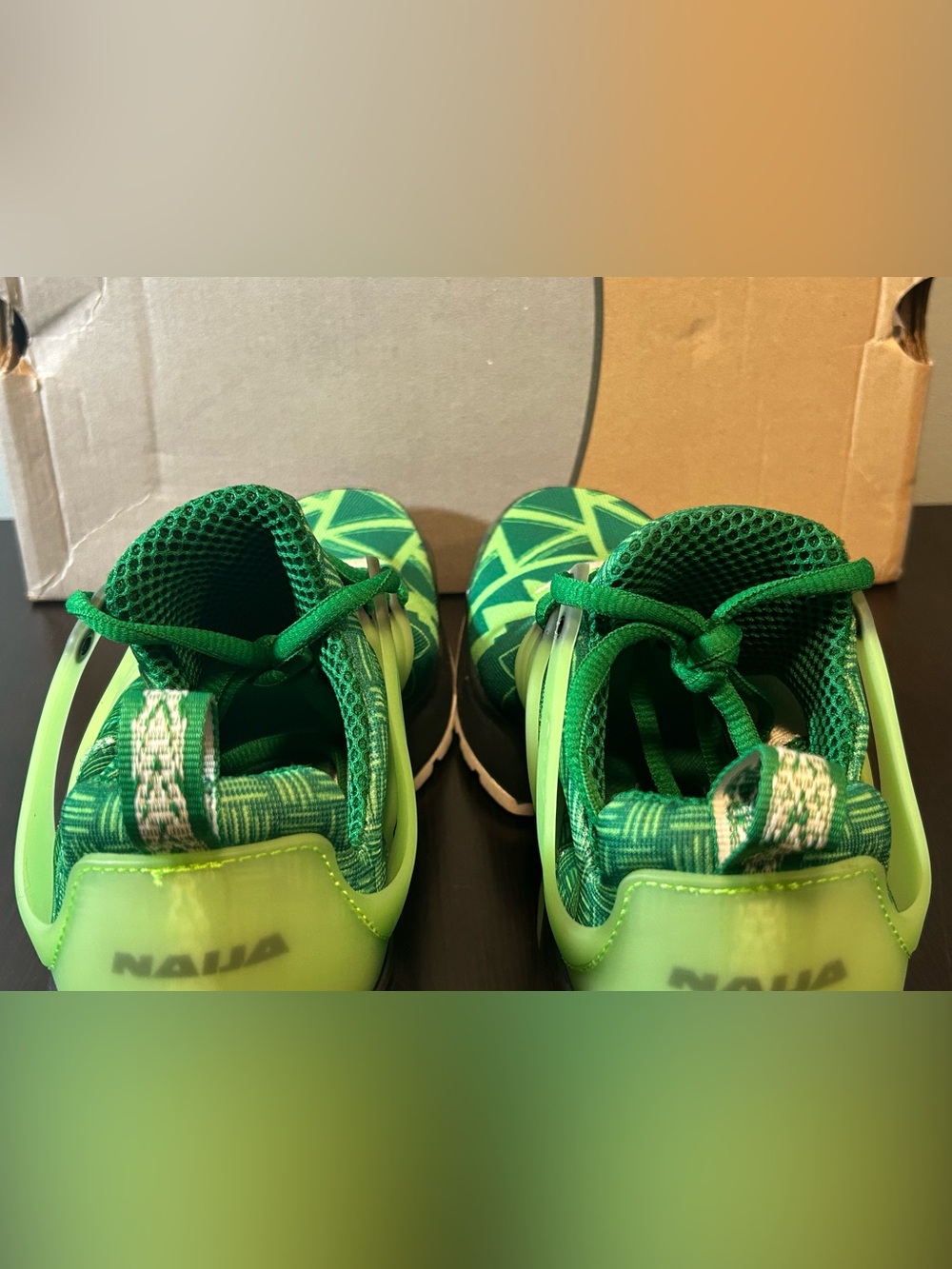 Nike women’s Air Presto ‘Naija’ pine green size small - Picture 6 of 15